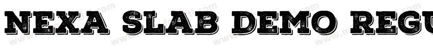 Nexa Slab Demo Regular字体转换